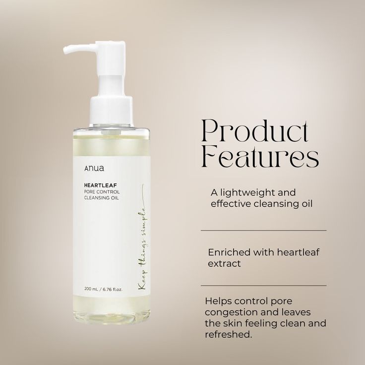 Heartleaf Pore Control Cleansing Oil 200ml